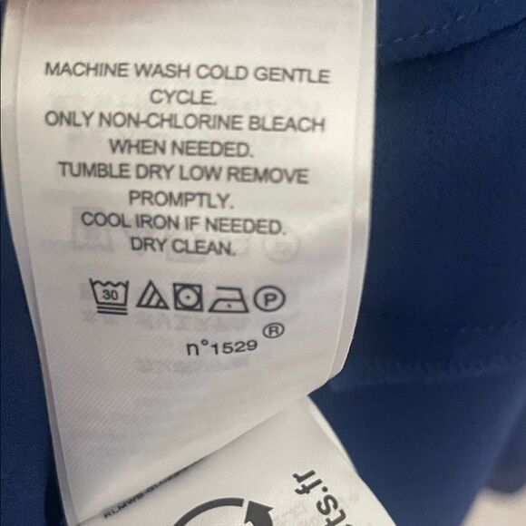 Ralph Lauren Navy Tiered Mini Dress - Picture 6 of 6